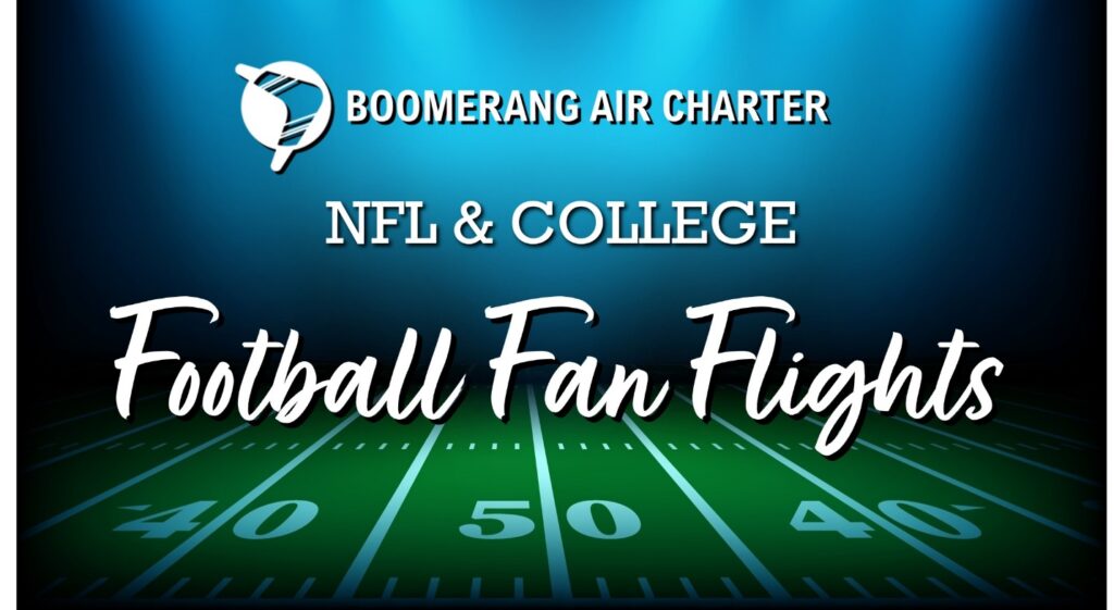Private Charter Flights to football games